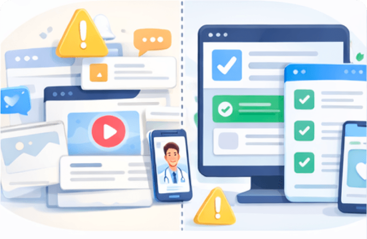Inconsistent digital channels and content